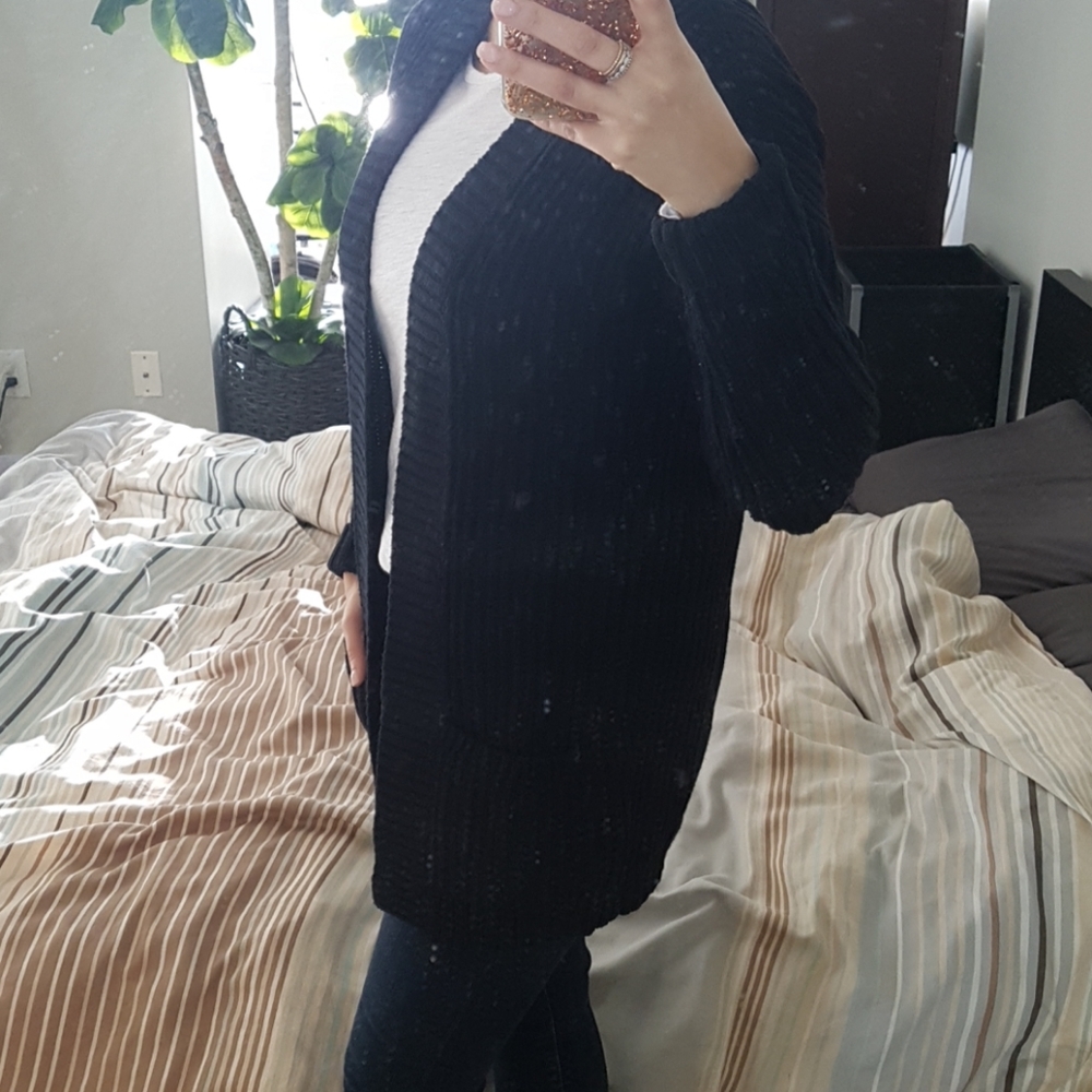 Long black cardigan - Picture 7 of 7